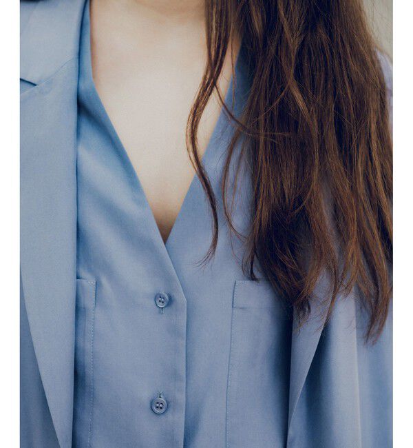 SALON adam et rope'「[25SS]GENTLE SILKジレ【セットアップ対応】」|ベスト・ジレ|