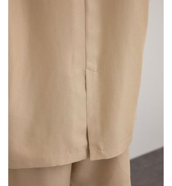 SALON adam et rope'「[25SS]GENTLE SILK ハーフスリーブジャケット【セットアップ対応・洗える】」|シャツ・ブラウス|