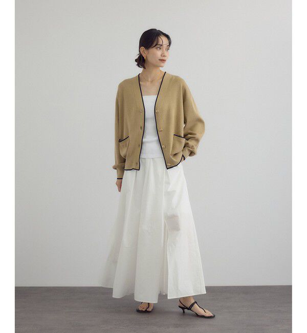 SALON adam et rope'「【WEB・一部店舗限定】スリットフレアスカート」|スカート|