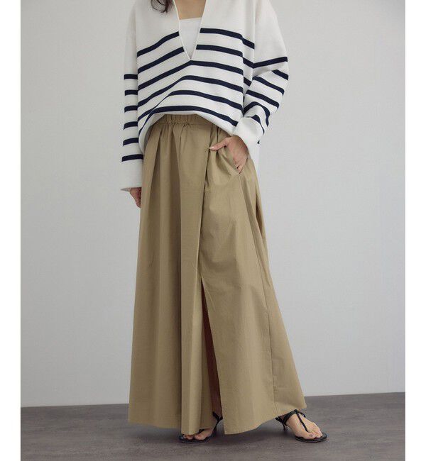 SALON adam et rope'「【WEB・一部店舗限定】スリットフレアスカート」|スカート|