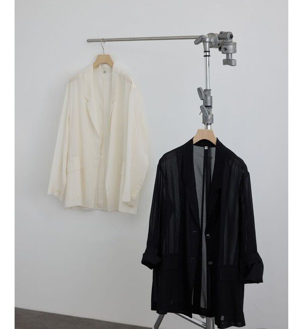 SALON adam et rope'「コットンボイルシアージャケット」|テーラードジャケット|