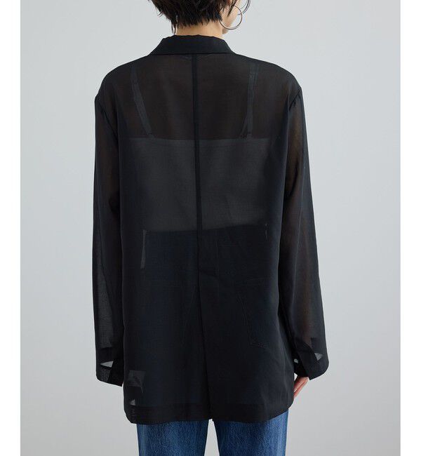 SALON adam et rope'「コットンボイルシアージャケット」|テーラードジャケット|