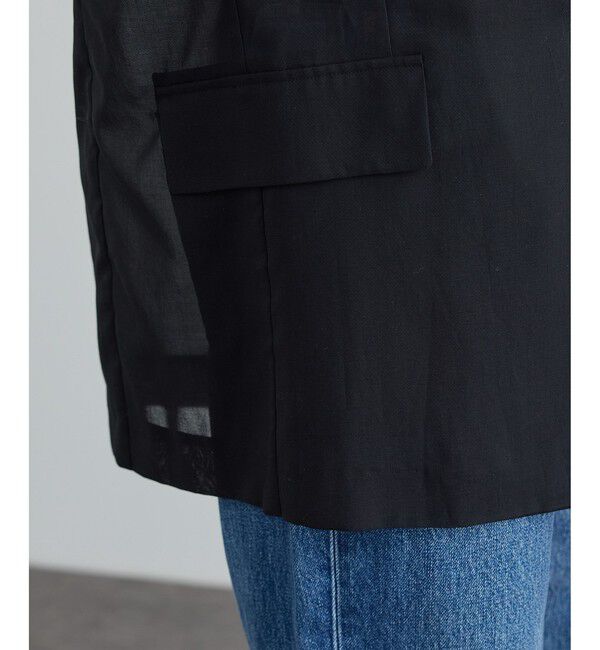 SALON adam et rope'「コットンボイルシアージャケット」|テーラードジャケット|