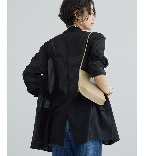 SALON adam et rope'「コットンボイルシアージャケット」|テーラードジャケット|