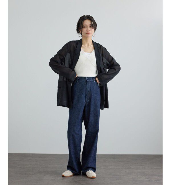 SALON adam et rope'「コットンボイルシアージャケット」|テーラードジャケット|