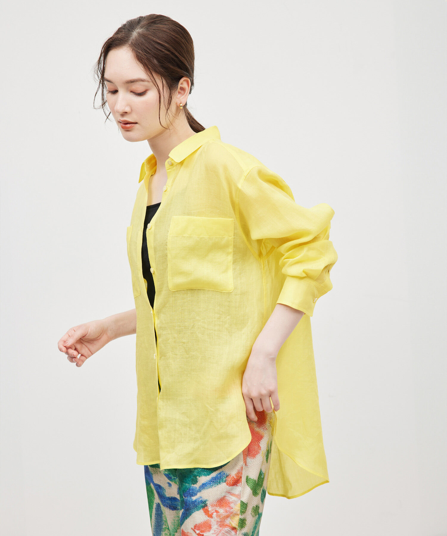 ROPE「【洗える】ロイヤルラミーレギュラーシャツ【雑誌/メディア掲載】」|シャツ・ブラウス|