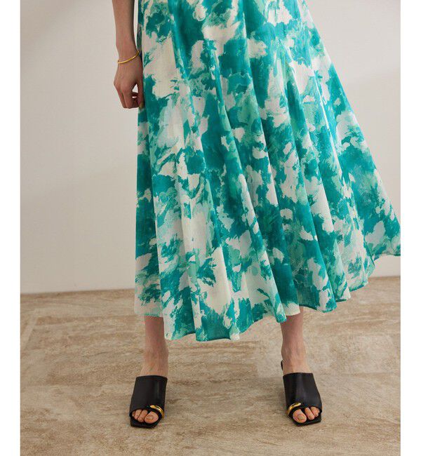 ROPE「【DEVEAUX（デヴォー）】Aラインフレアワンピース/洗える」|ワンピース|