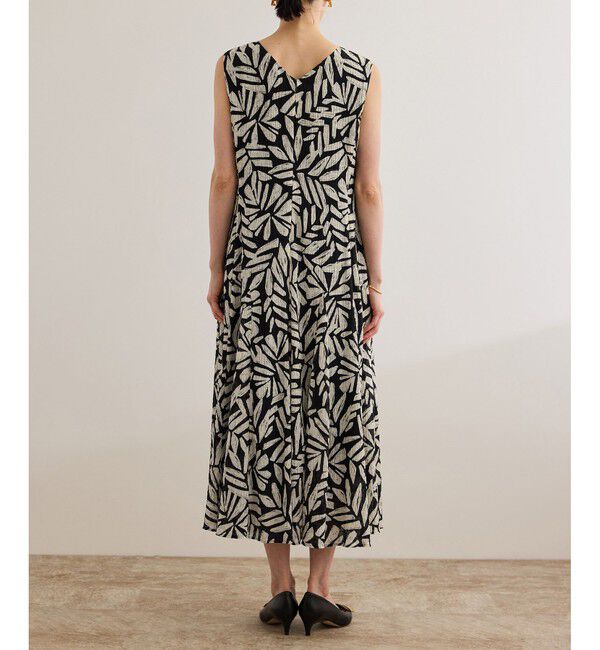 ROPE「【DEVEAUX（デヴォー）】Aラインフレアワンピース/洗える」|ワンピース|