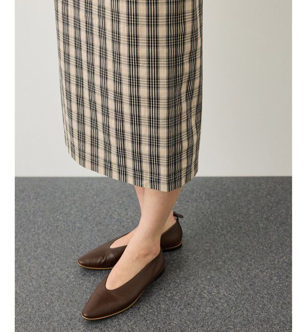 ROPE「[美人スカート]【DEVEAUX(デヴォー)】ハイストレッチチェックポケット付きタイトスカート/イージーケア」|スカート|