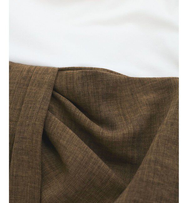 VIS「【新色追加】【美easy】ねじりリボンTシャツドッキングプルオーバー【接触冷感/洗える】」|Tシャツ・カットソー|