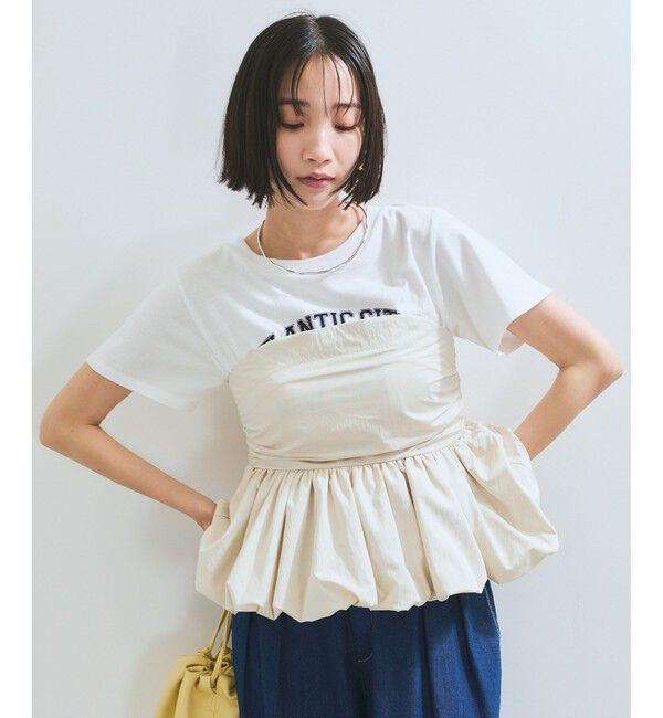 VIS「コサージュ付きバルーンナイロンビスチェ」|その他|キナリ(16)