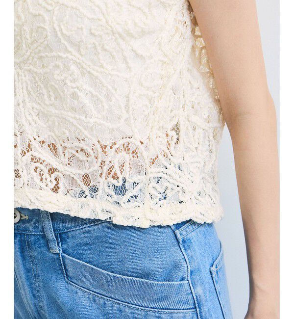 VIS「コードレースシアーノースリーブプルオーバー」|Tシャツ・カットソー|