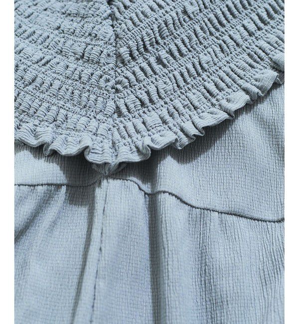 VIS「シャーリングオフショルダーオールインワン」|オールインワン|