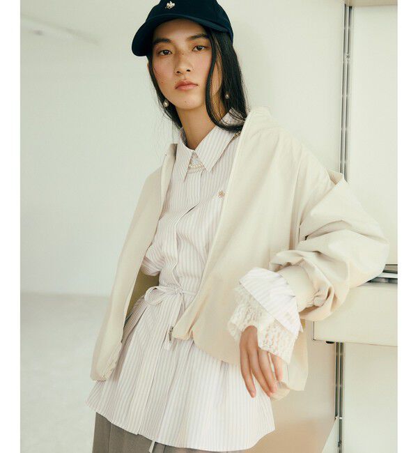 VIS「【POLO BCS】VIS別注ベルト付きウエストタックシャツブラウス」|シャツ・ブラウス|