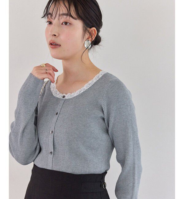 VIS「レーストリムニット」|ニット・セーター|