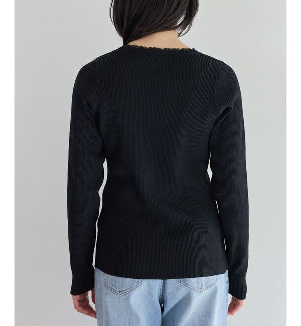 VIS「レーストリムニット」|ニット・セーター|