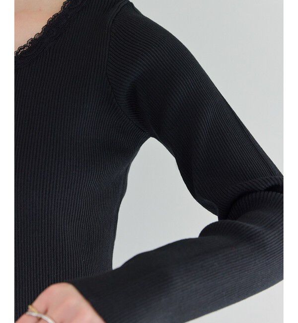 VIS「レーストリムニット」|ニット・セーター|