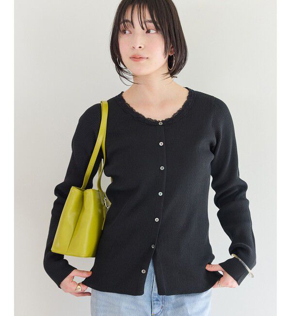 VIS「レーストリムニット」|ニット・セーター|