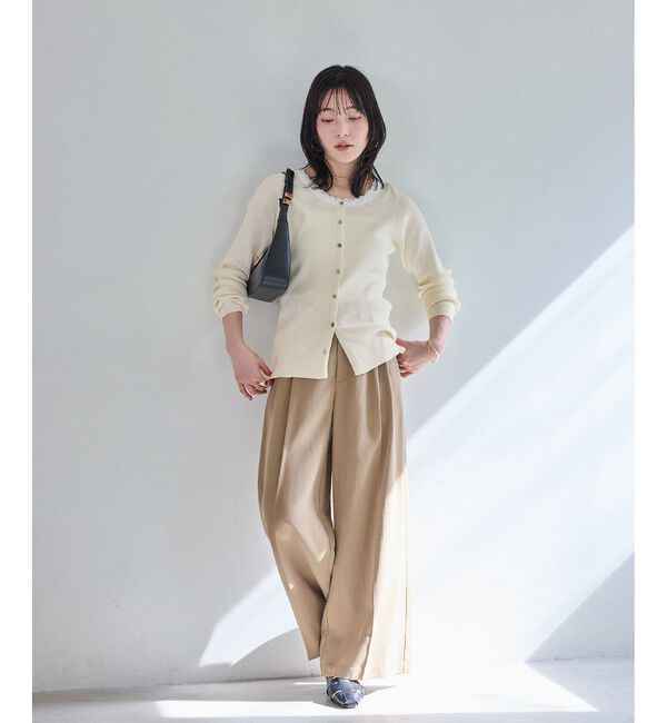 VIS「レーストリムニット」|ニット・セーター|