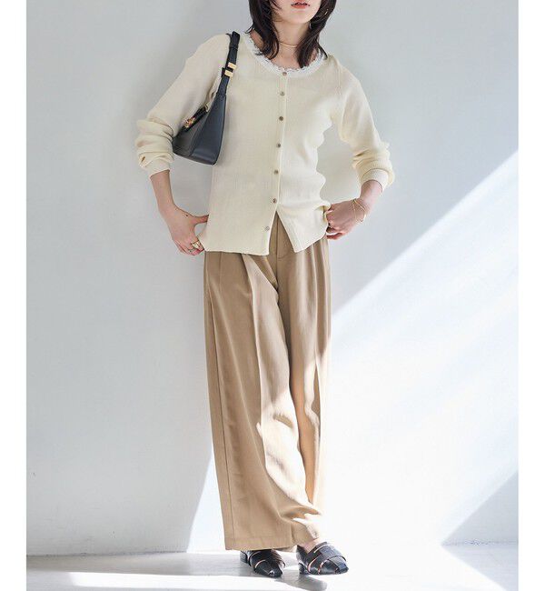 VIS「レーストリムニット」|ニット・セーター|