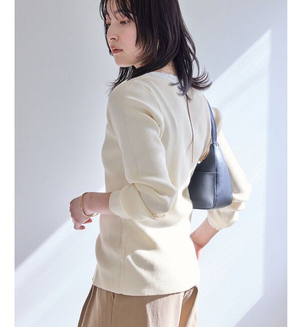 VIS「レーストリムニット」|ニット・セーター|