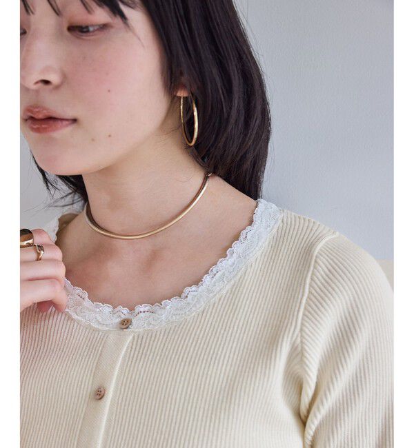 VIS「レーストリムニット」|ニット・セーター|