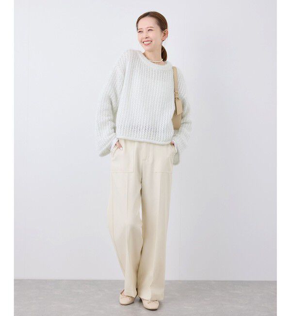 Rope&rsquo;Picnic「【3サイズ展開】ベイカーパンツ/防シワ・マシンウォッシャブル」|チノ|