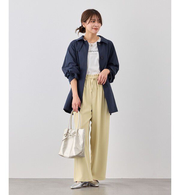 Rope&rsquo;Picnic「ステファニージョグイージーワイドパンツ」|チノ|