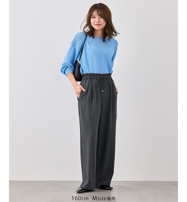 Rope&rsquo;Picnic「ステファニージョグイージーワイドパンツ」|チノ|