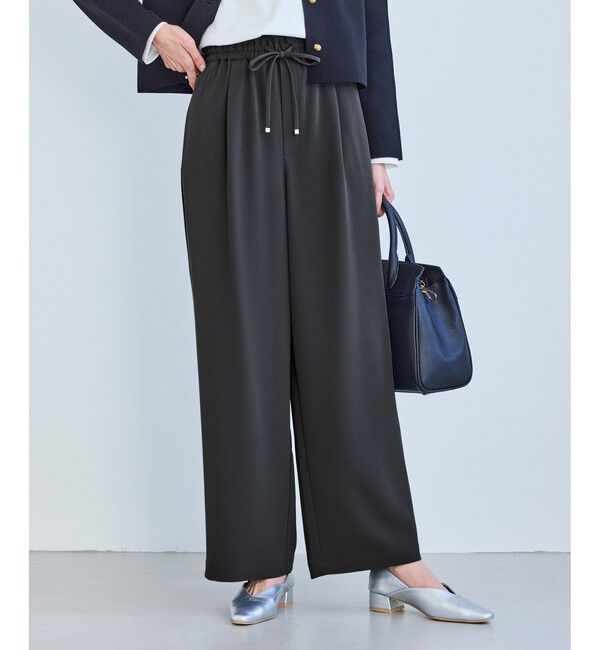 Rope&rsquo;Picnic「ステファニージョグイージーワイドパンツ」|チノ|