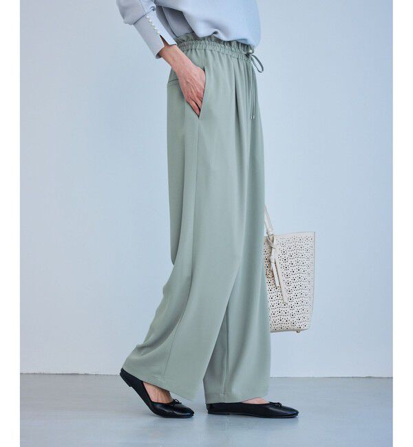 Rope&rsquo;Picnic「ステファニージョグイージーワイドパンツ」|チノ|