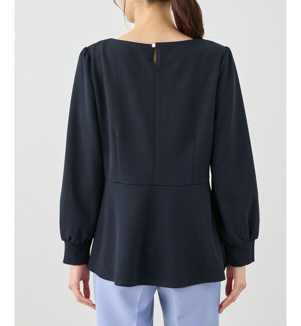 Rope&rsquo;Picnic「カットジョーゼットハートネックペプラムプルオーバー」|Tシャツ・カットソー|