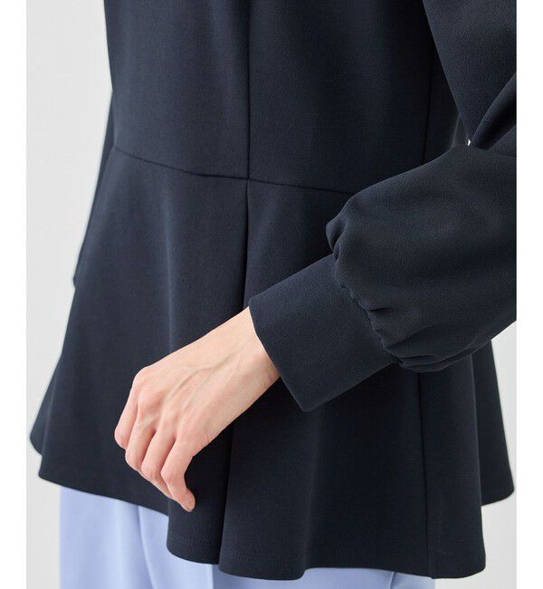 Rope&rsquo;Picnic「カットジョーゼットハートネックペプラムプルオーバー」|Tシャツ・カットソー|