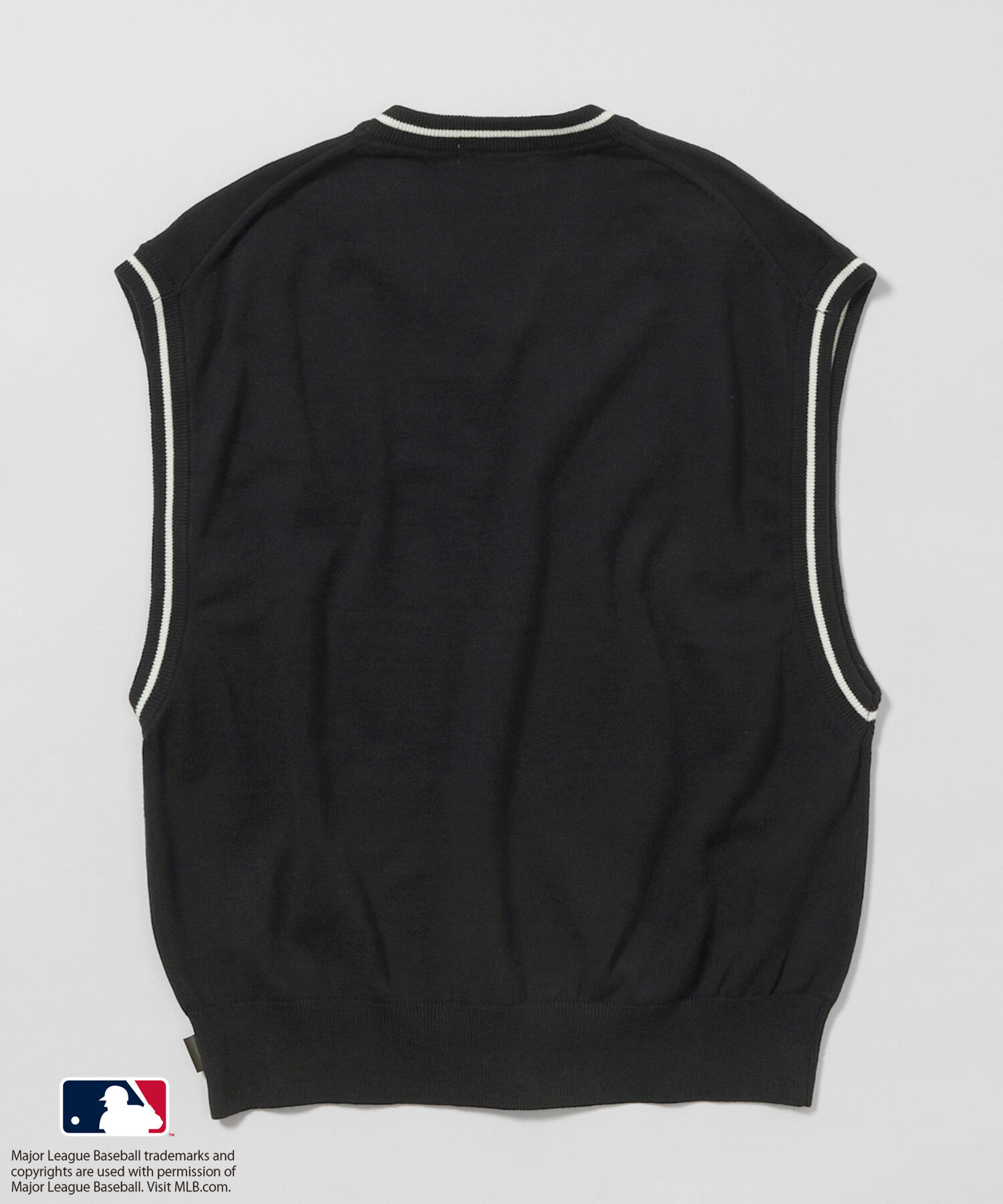 ADAM ET ROPE'「【MLB COLLECTION BY JUN】クラシックロゴニットベスト」|ベスト・ジレ|