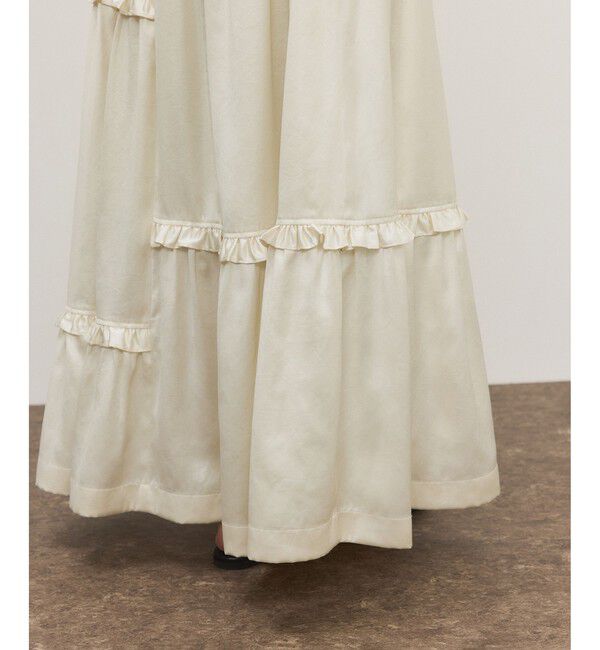 ADAM ET ROPE'「ミニフリルボリュームギャザースカート」|スカート|
