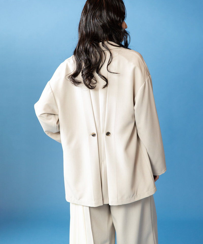  「バックタックジャケット」|テーラードジャケット|