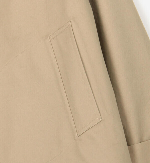 GYMPHLEX「Gymphlex | コットンギャバジン ショートコート WOMEN」|ステンカラーコート|