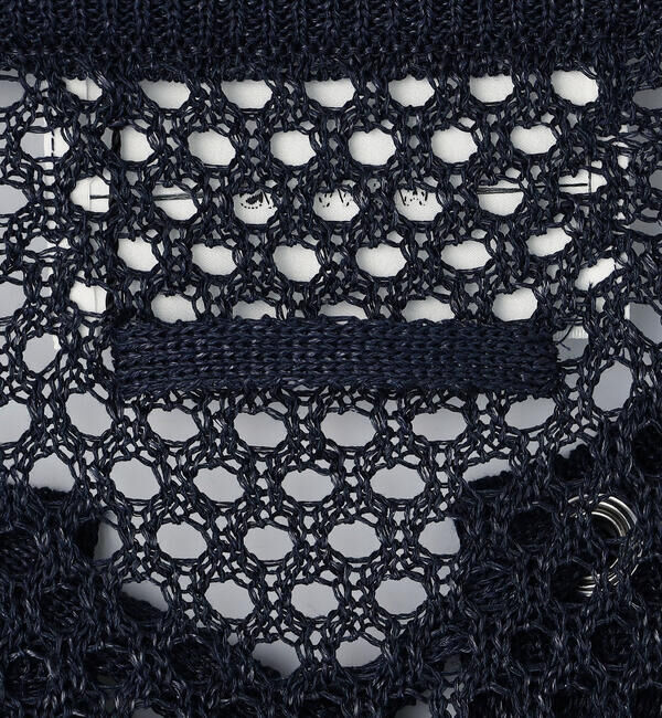  「ADAWAS | メッシュ レースアップトップス WOMEN」|ニット・セーター|