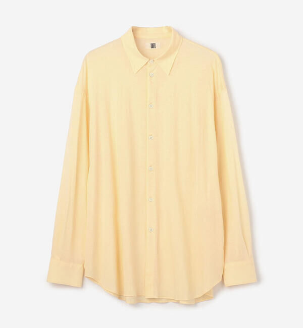 UNFIL「UNFIL | コットン シアージャージー レギュラーカラーシャツ WOMEN」|シャツ・ブラウス|