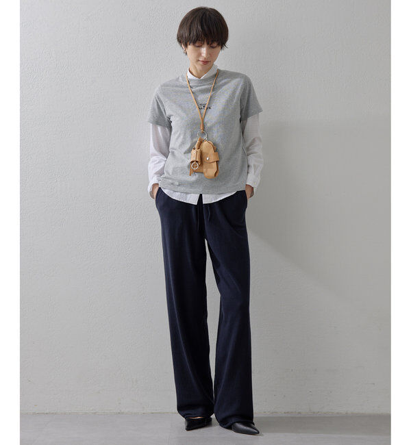 THE PAUSE「【THE PAUSE】THE PAUSE刺繍Tシャツ」|Tシャツ・カットソー|