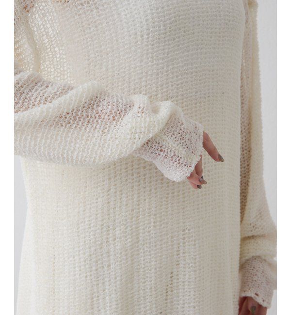 THE PAUSE「【THE PAUSE】メッシュプルオーバー」|ニット・セーター|