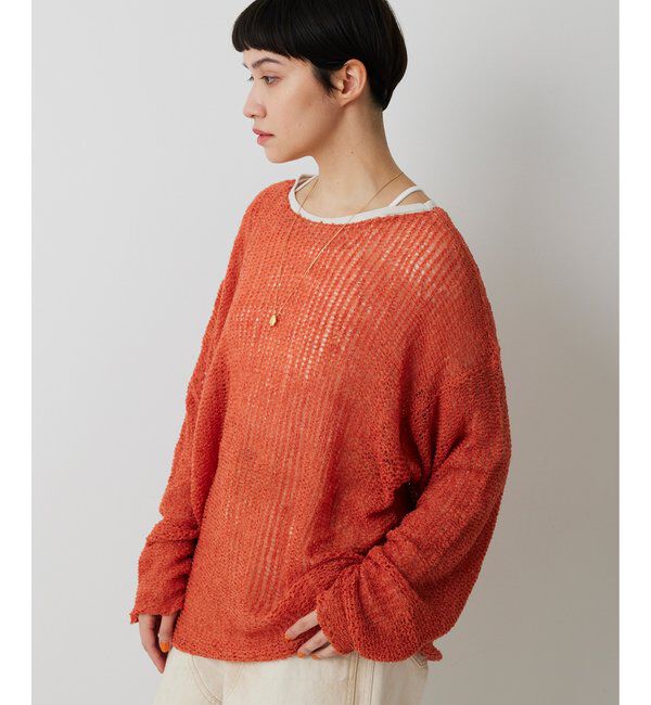 THE PAUSE「【THE PAUSE】メッシュプルオーバー」|ニット・セーター|