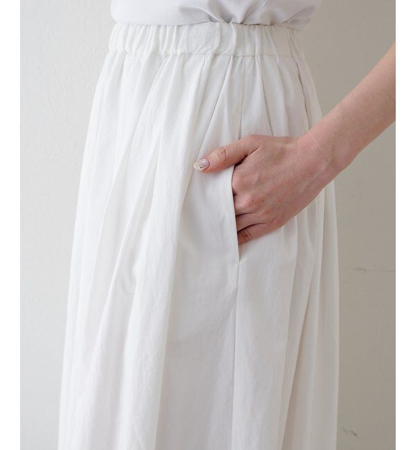 Drawing Numbers「【Drawing Numbers】テンセルコットンクロスギャザースカート」|スカート|