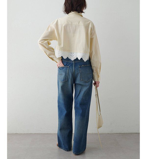  「レースコンビシャツ」|シャツ・ブラウス|