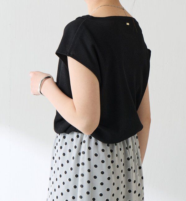  「【上品見えカットソー/シアー】アシメタックフレンチカットソー」|Tシャツ・カットソー|