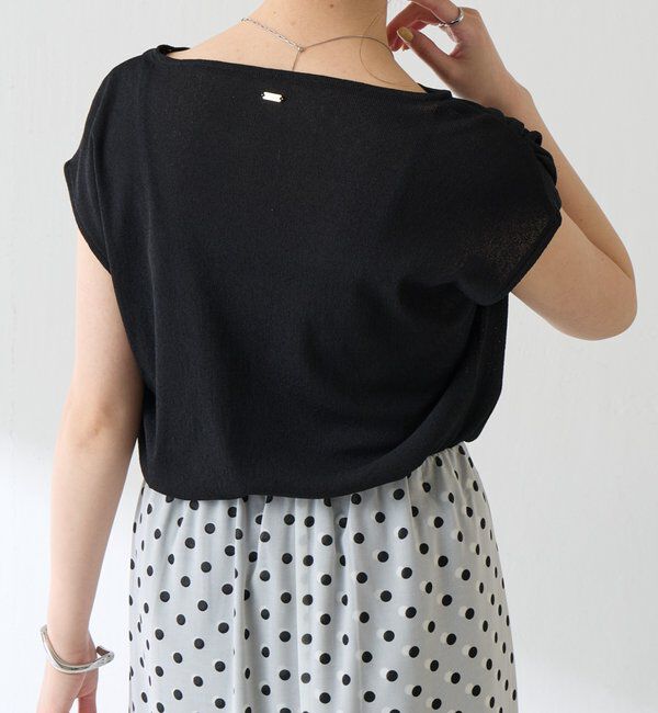  「【上品見えカットソー/シアー】アシメタックフレンチカットソー」|Tシャツ・カットソー|