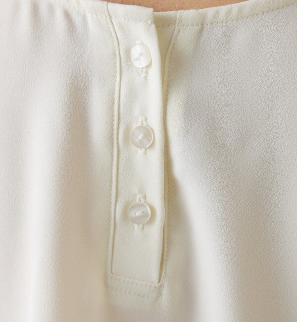  「【さらっとした着心地】ジョーゼットフレンチロゴTシャツ」|Tシャツ・カットソー|