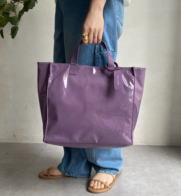  「【新色追加】【WEB限定】 ソフトエナメルショッパーバッグ」|トートバッグ|