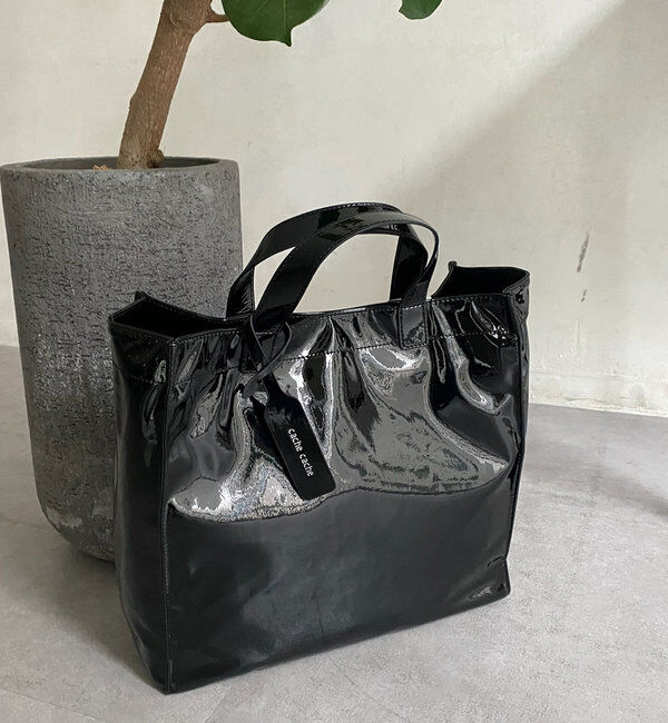  「【新色追加】【WEB限定】 ソフトエナメルショッパーバッグ」|トートバッグ|