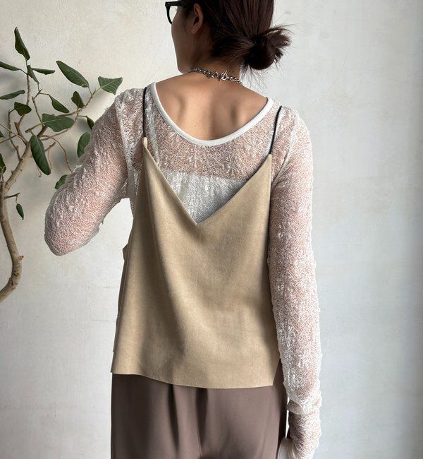  「スウェードビスチェ」|シャツ・ブラウス|